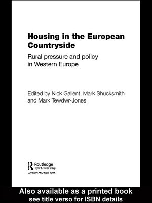 cover image of Housing in the European Countryside